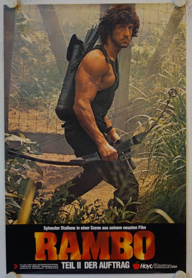 Rambo First Blood Part 2 original release german movie poster